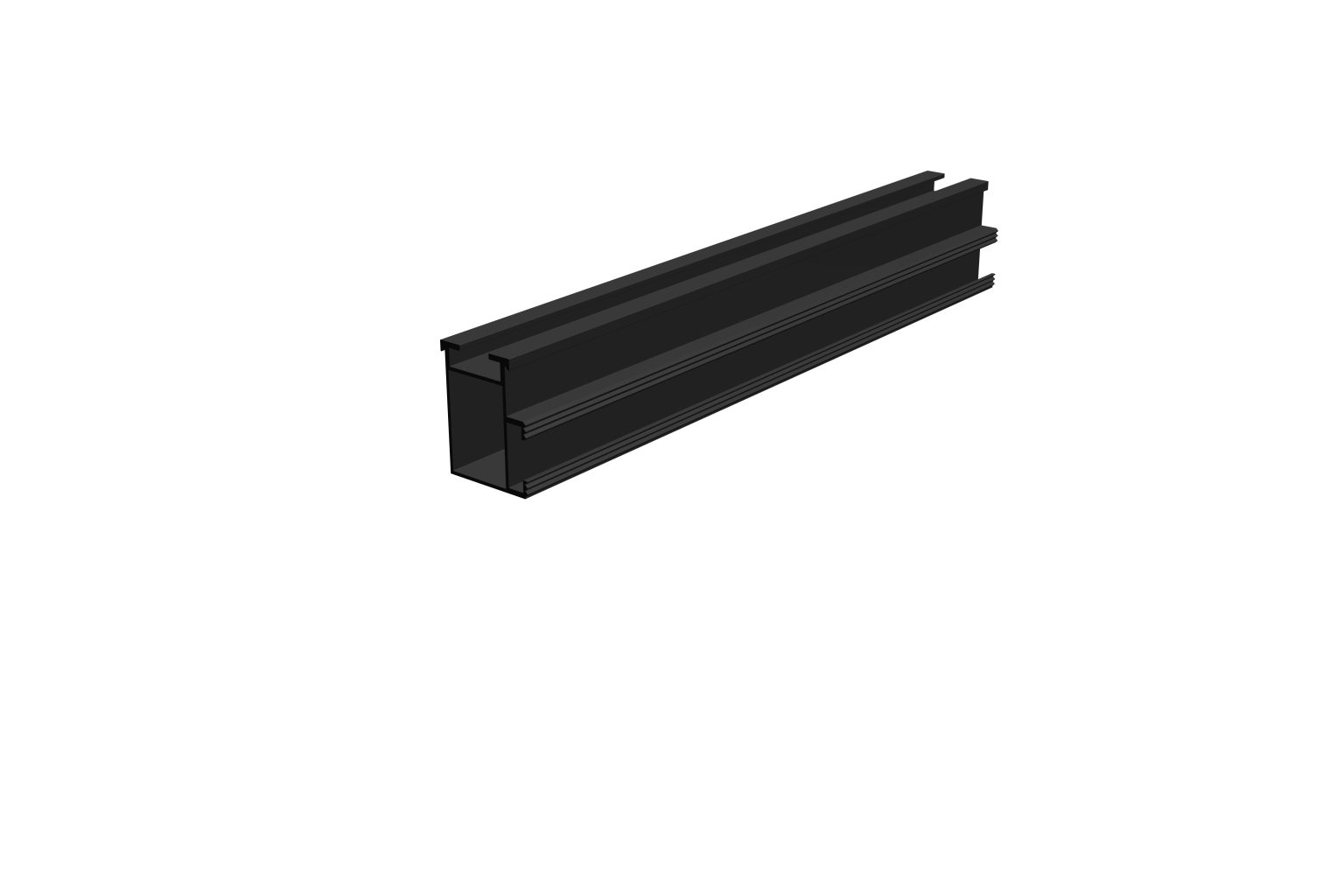 montagerail-st-ak-7-47-l-3300-mm-zwart-jazon