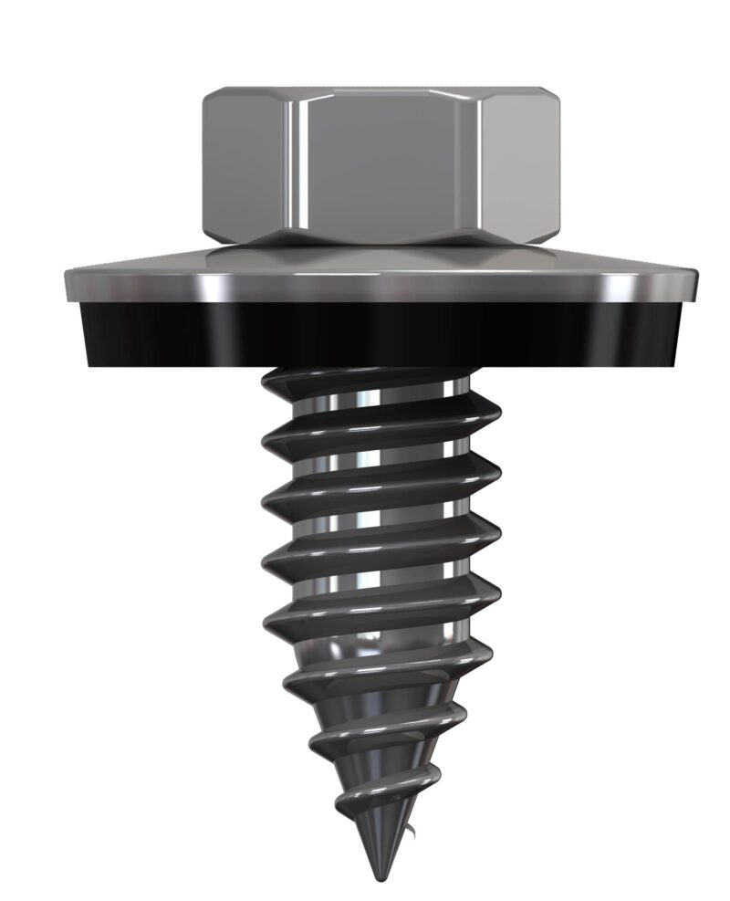 Bi-metaal reparatieschroef RVS-A2 7,2x19 incl epdm ring