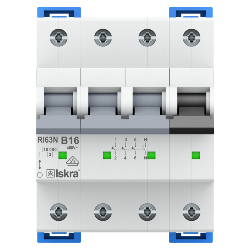 ISKRA Installatieautomaat 3F+N 16A B 10kA