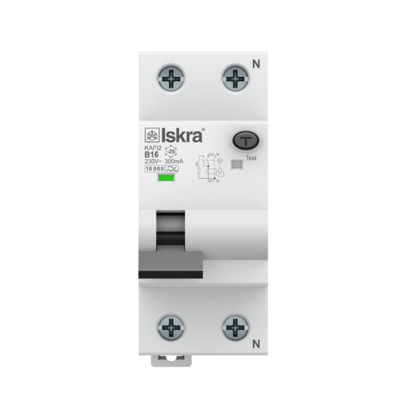 ISKRA Aardlekautomaat 1F+N 16A B 300mA 10kA