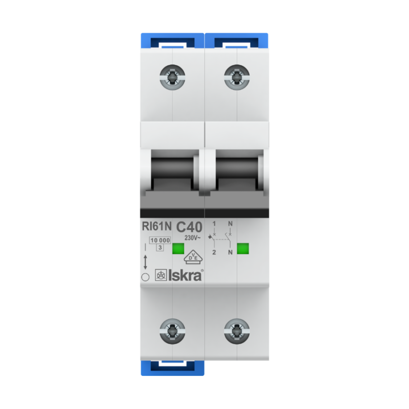 ISKRA Installatieautomaat 1F+N 40A C 10kA