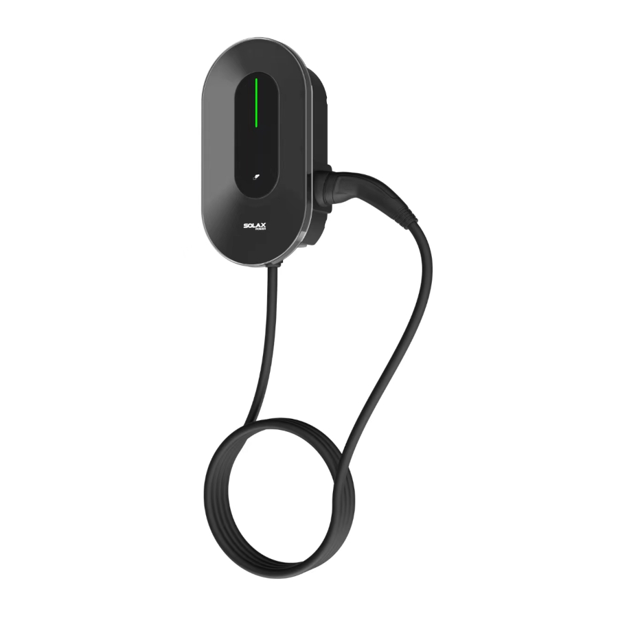 SolaX 3 fase Hyper EV-charger zwart, 11kW, stekker versie