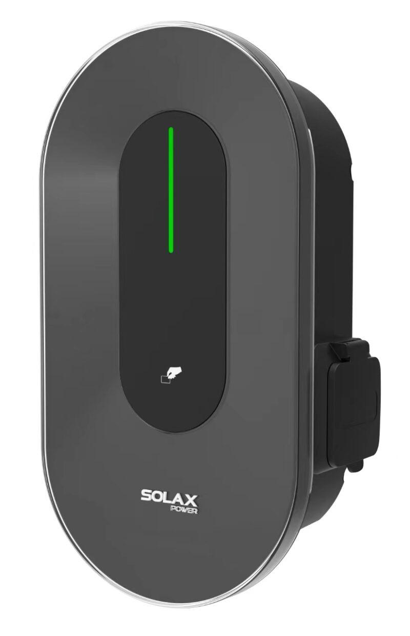 SolaX 3 fase Hyper EV-charger zwart, 22kW, socket versie en CT