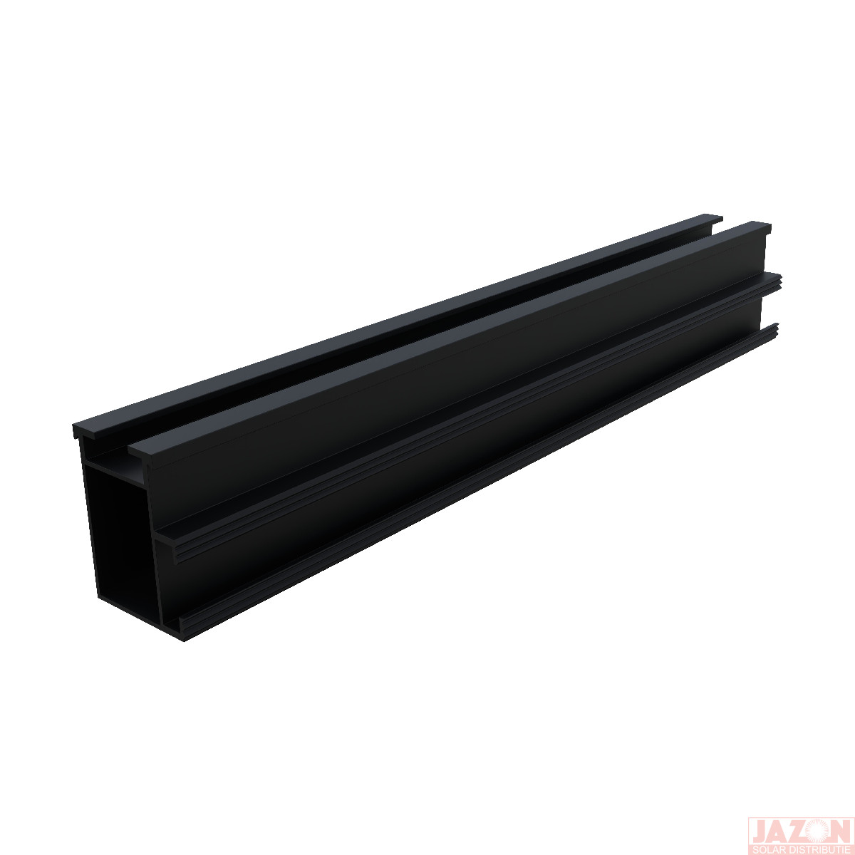 Montagerail ST-AK 7/47 L = 3300 mm zwart