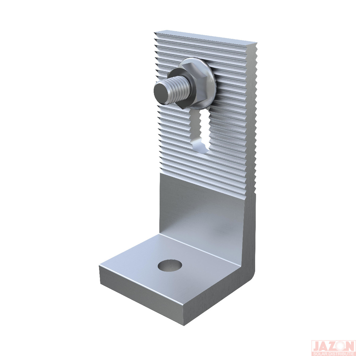 Hoekadapter 40 mm, M8 compleet