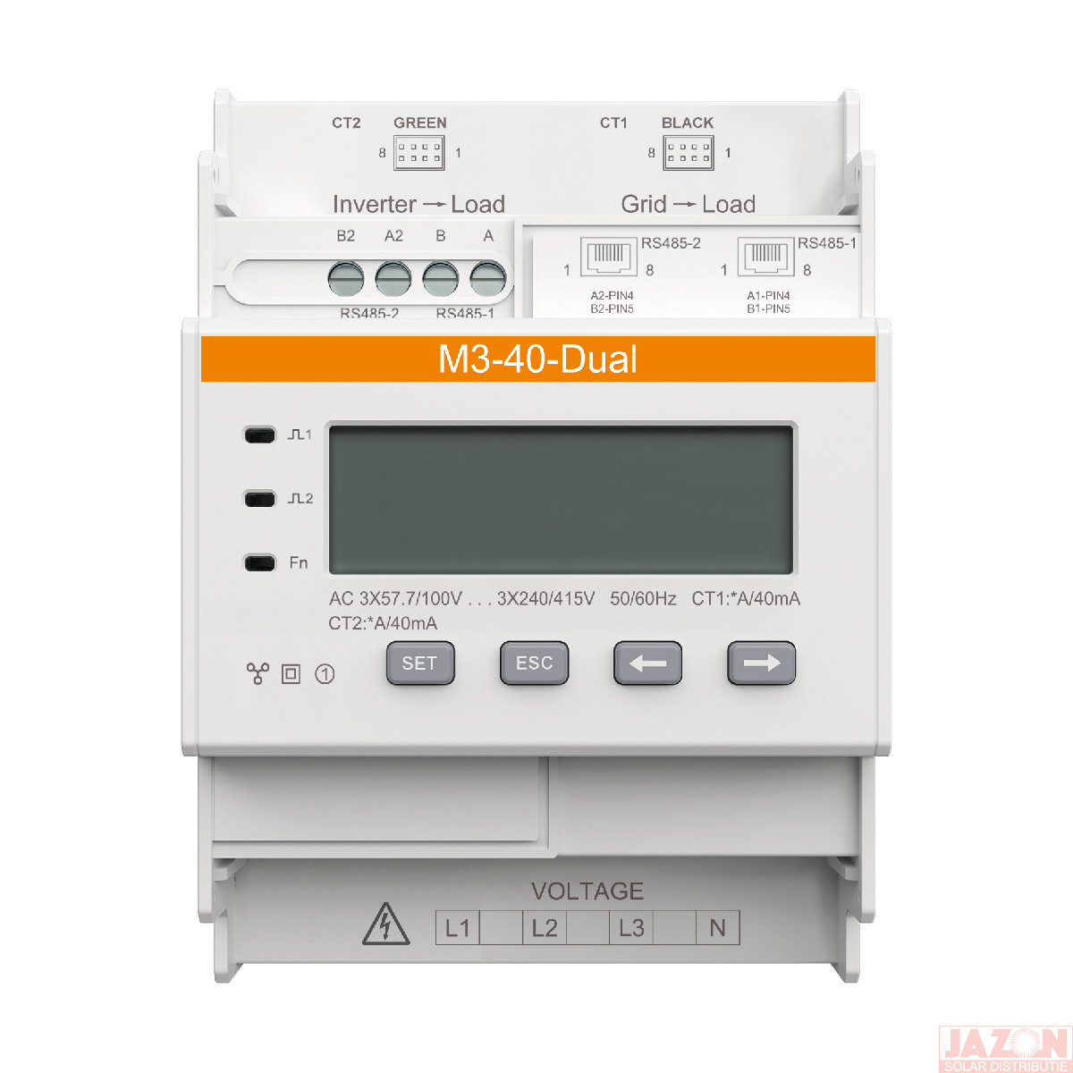Solax 3 fase meter dubbel M3-40-DUAL